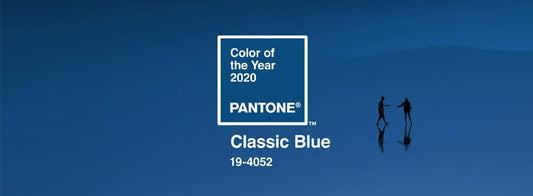 "Color of the year 2020: Pantone Clasic Blue"