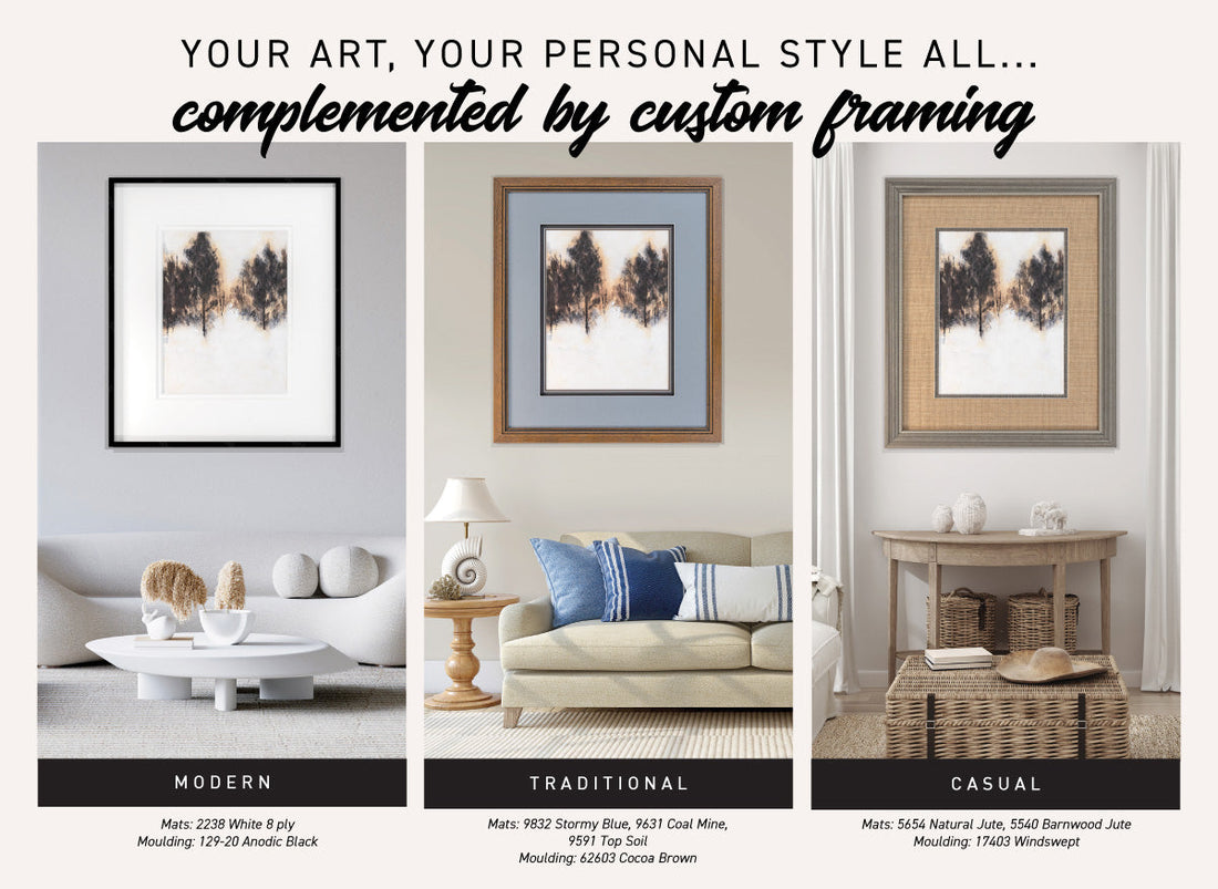 Discover Your Style with Custom Framing: Elevate Your Artwork, Enhance Your Space
