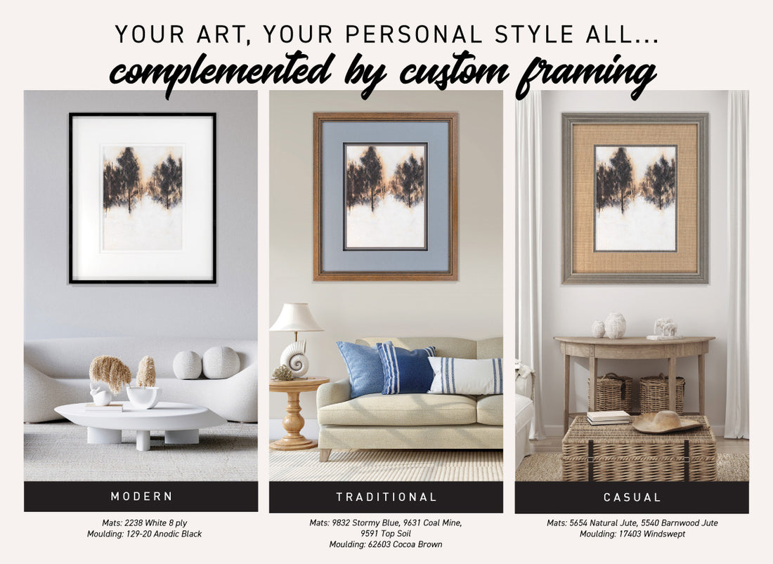 Discover Your Style with Custom Framing: Elevate Your Artwork, Enhance Your Space