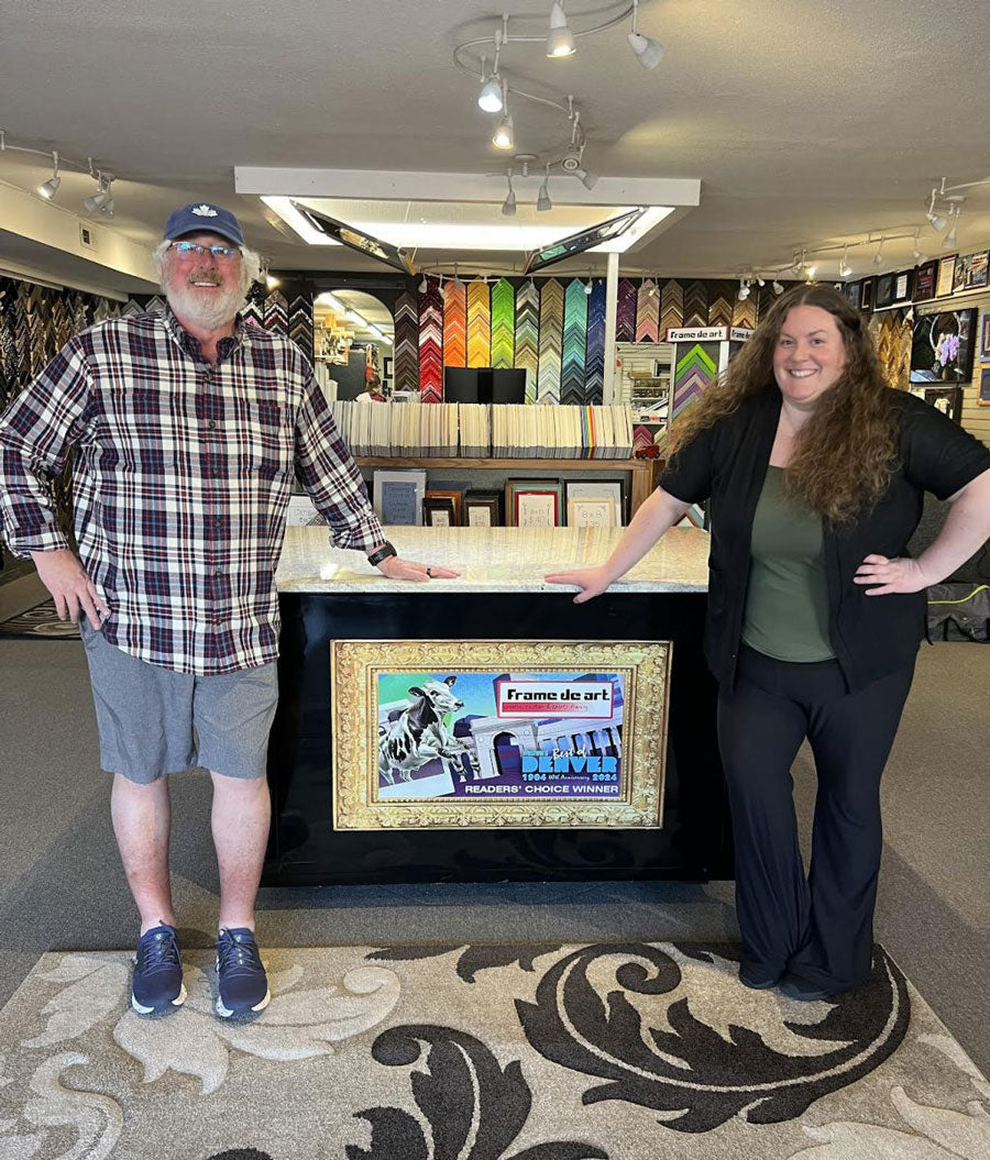 Brian Hart and Bri from Frame de Art in Colorado