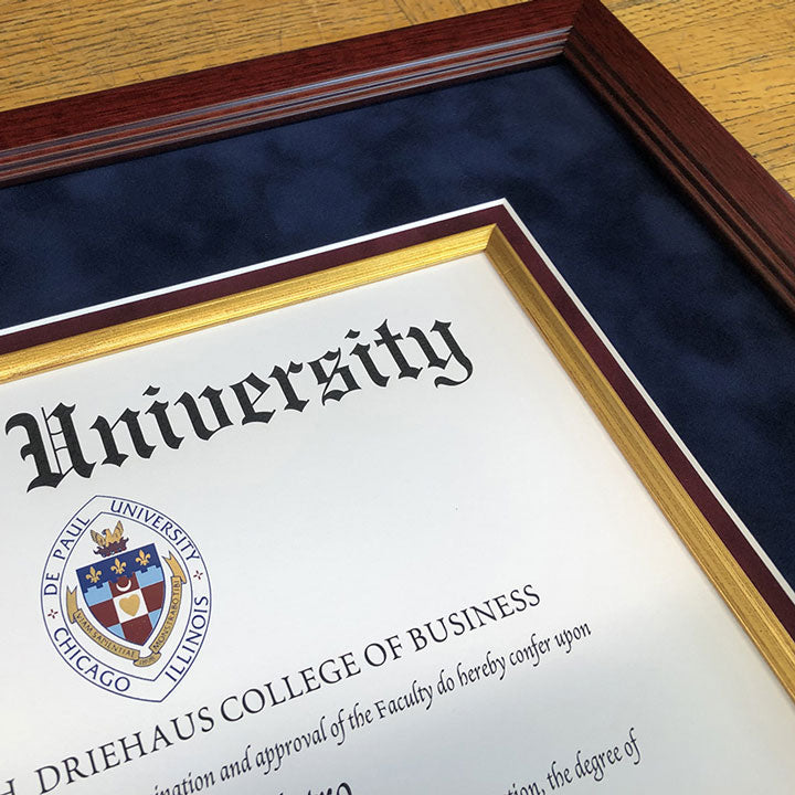 Diplomas - Matting Makes a Big Difference