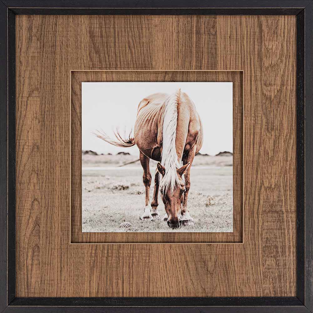 Teak Trail Mat Framed