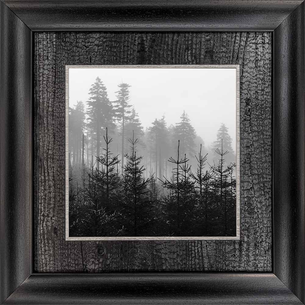 Obsidian Blaze Mat Framed