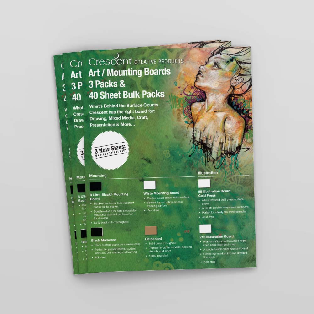 Art & Mounting Board Sell Sheet Crescent Brands