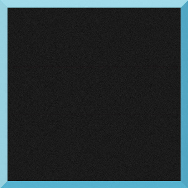 Black on Aqua