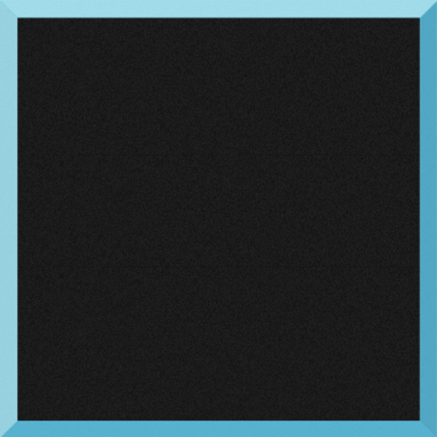 Black on Aqua