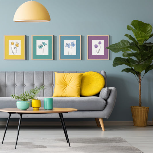 Select Modern Colorful Room Scene