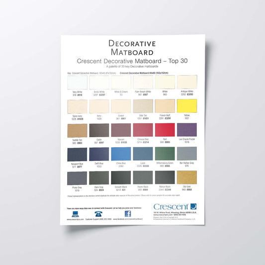 Decorative Top 30 Colors Flyer