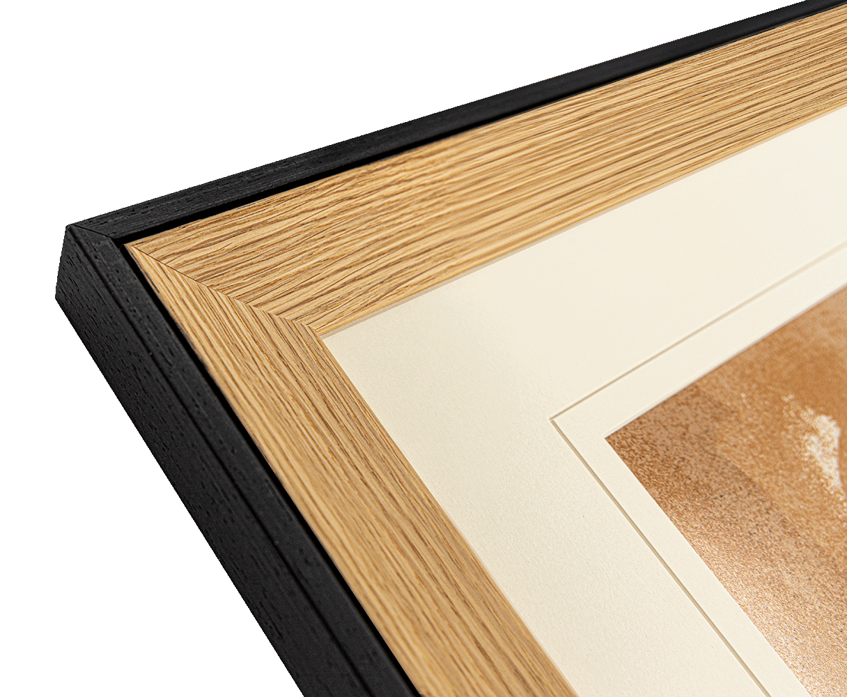 Dualita Honey Birch Frame Angled