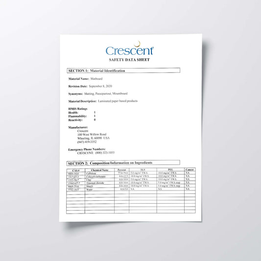 Material Safety Data Sheet (MSDS) Flyer