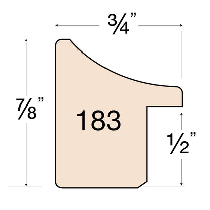 Profile 183 cross-section