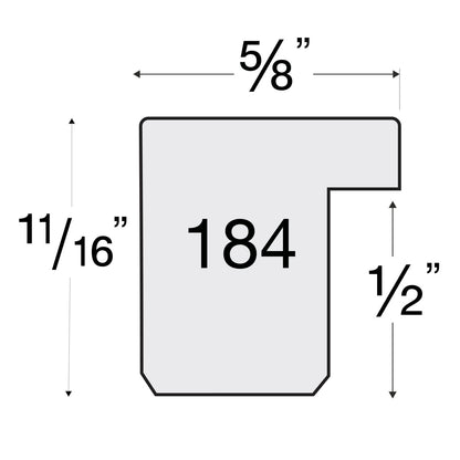 Profile 184 cross-section