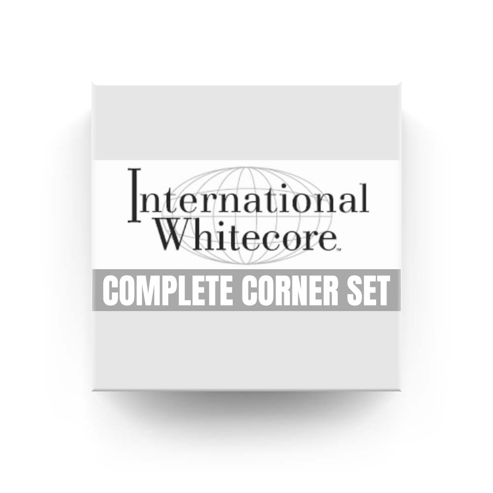 International White Core Corner Set